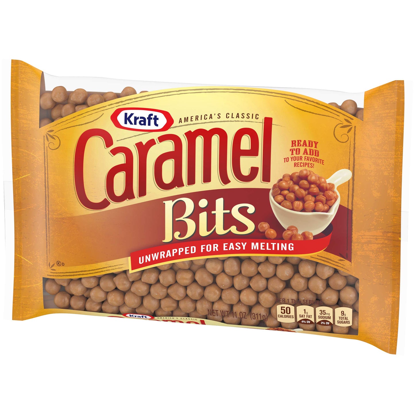 Kraft, Caramel Bits, 11oz Bag (Pack of 3)