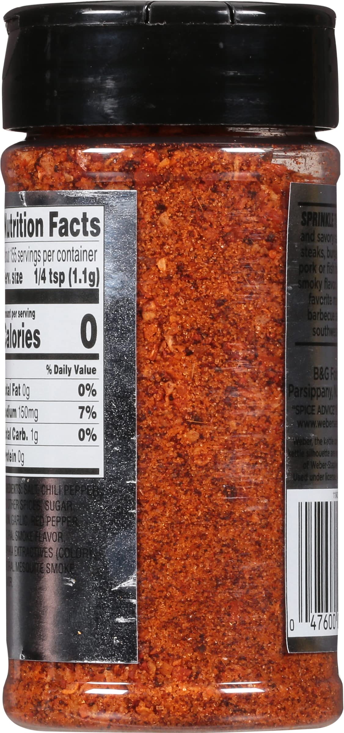 Weber Grill Smokey Mesquite Seasoning, 6 Ounce Shaker (Pack Of 2)