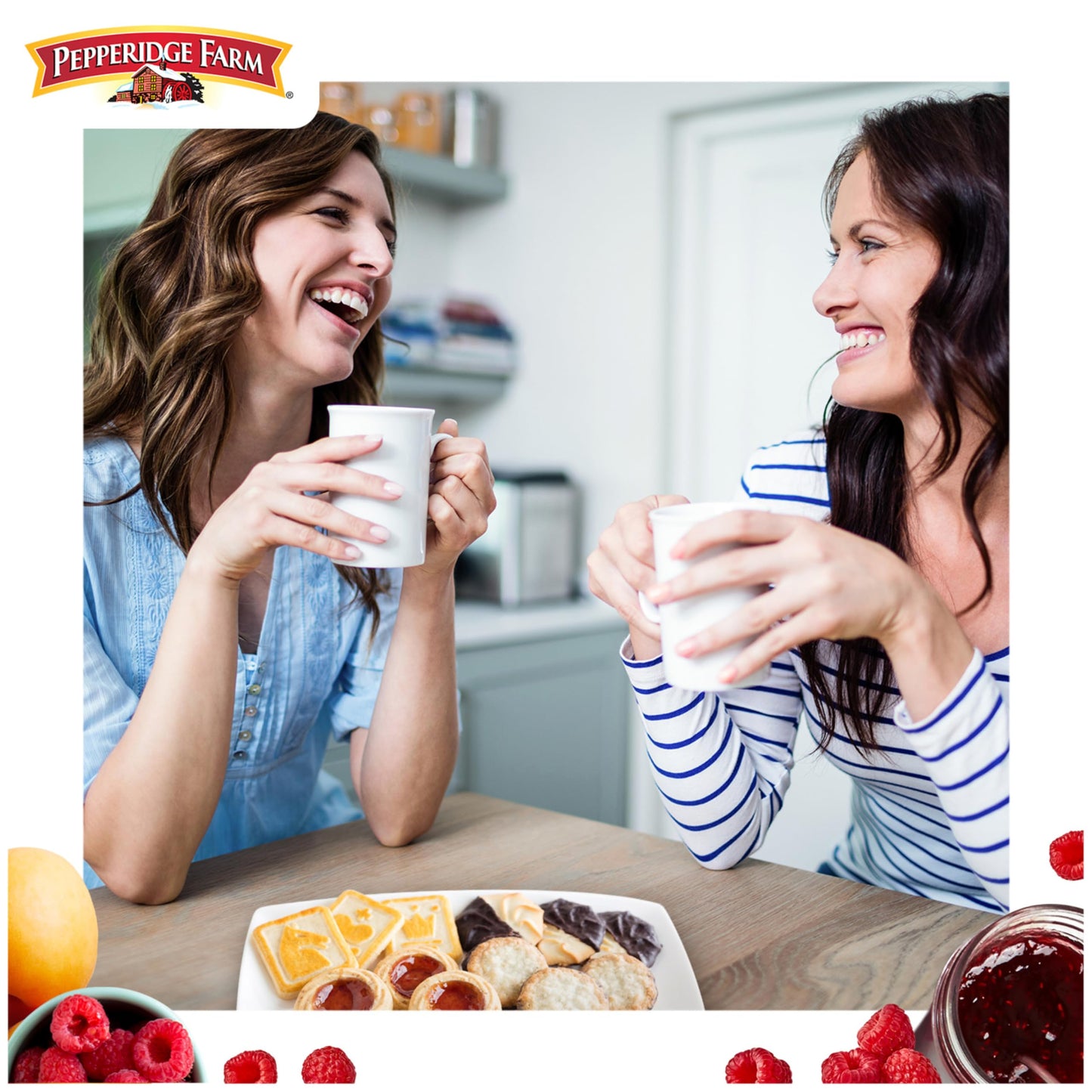 Pepperidge Farm Verona Apricot Raspberry Thumbprint Cookies, 6.75 Oz. Bag