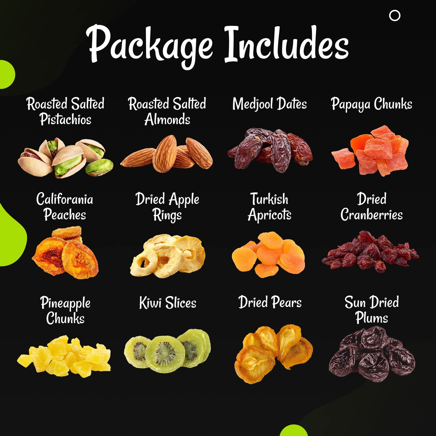 Dried Fruit and Nuts Gift Basket Assorted Holiday Snack Box - Birthday, Anniversary, Corporate Treat Box for Women, Men - by Oh