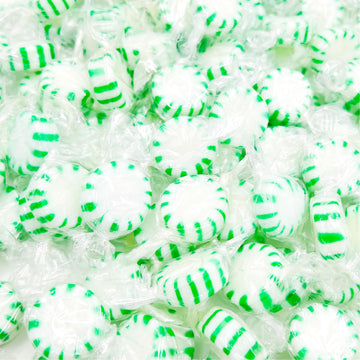 Arcor Sugar-Free Spearmint Starlight Hard Candy (1 Pound Bag - Approx. 85 Count)