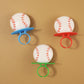 Baseball Lollipop Rings, Individually Wrapped Candy For Party Favors, Goodie Bags, And End Of Season Parties, Box Of 18