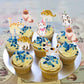 36 Pack Pet Cat Cupcake Toppers Cat Birthday Party Supplies Picks Baby Shower Kid Cat Lover Cake Decorations Supplies