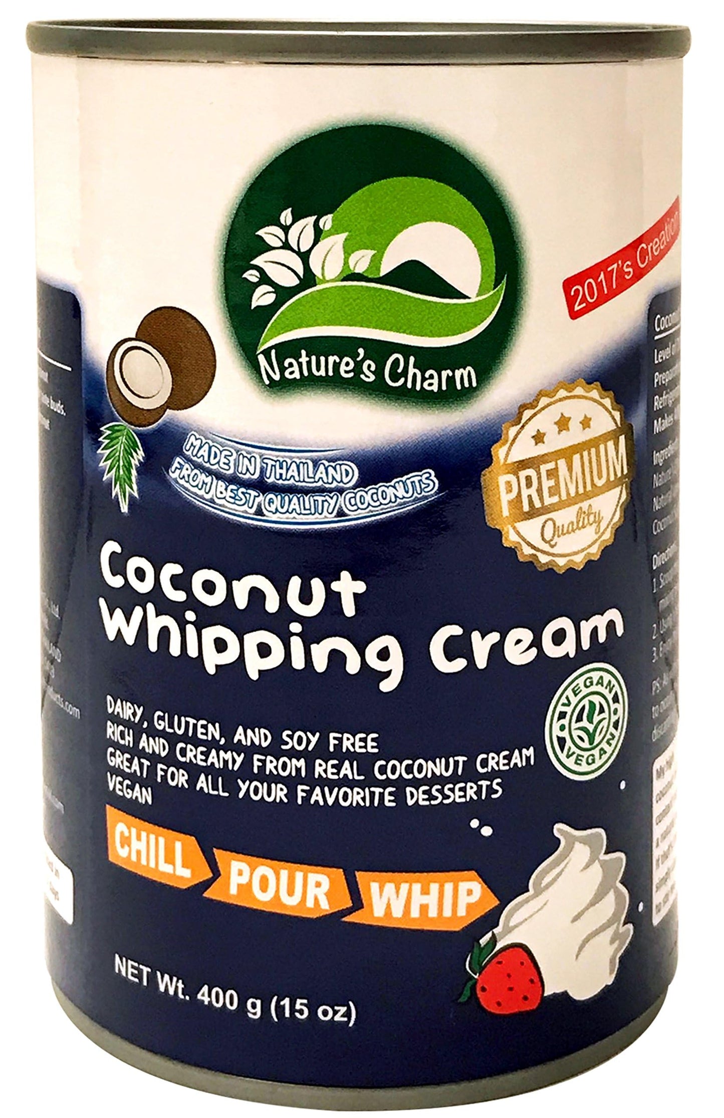 Natures Charm Coconut Whipping Cream (6 Pack)