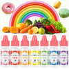 Natural Food Coloring  Cherrysea 7 Vibrant Liquid Colors For Baking  Fd&C & Artificial Dye Free Formula For Cake Cookie Decorating  Buttercream  Frosting & Slime | 6Ml/Bottles