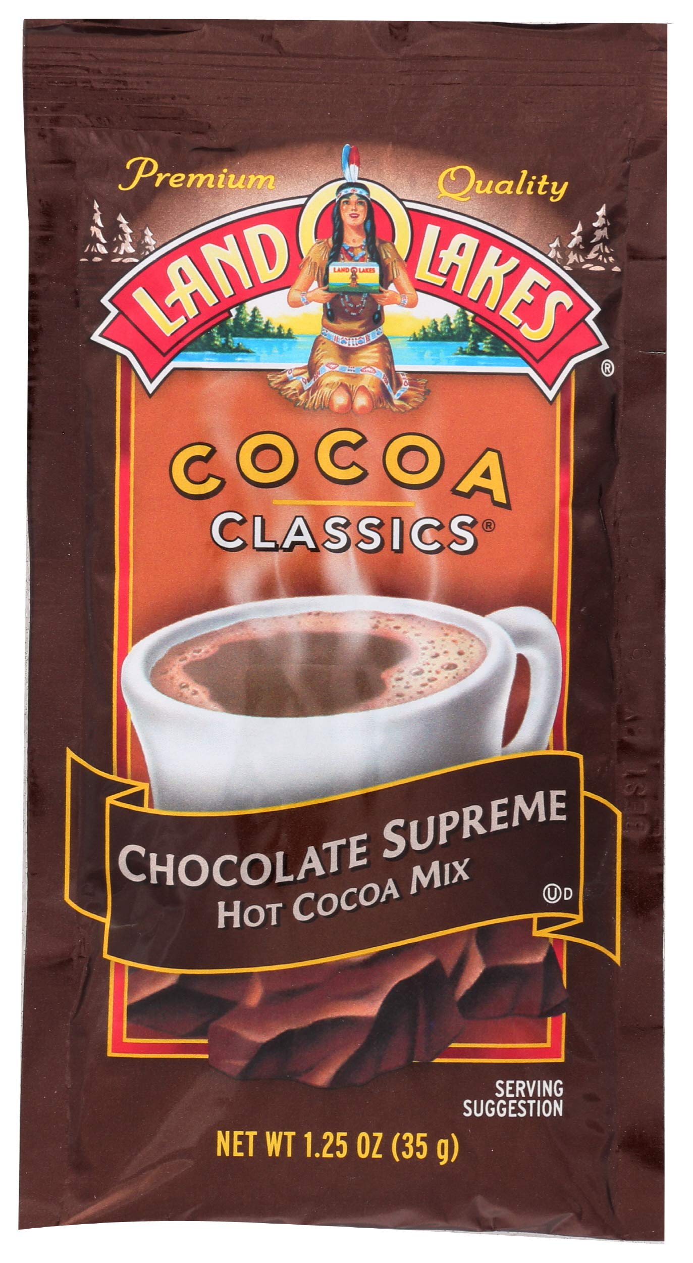 Land O Lakes Chocolate Supreme Hot Cocoa Mix, 1.25 Ounce (Pack Of 12)