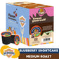 Crazy Cups Decaf Blueberry Coffee Pods, Single Serve Flavored Coffee, 22 Count Pack