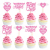 Ercadio 24Pcs Nurse Cupcake Toppers Nursing School Graduation Cupcake Picks Thank You Mom is An Angee for Medical Nurse Themed B
