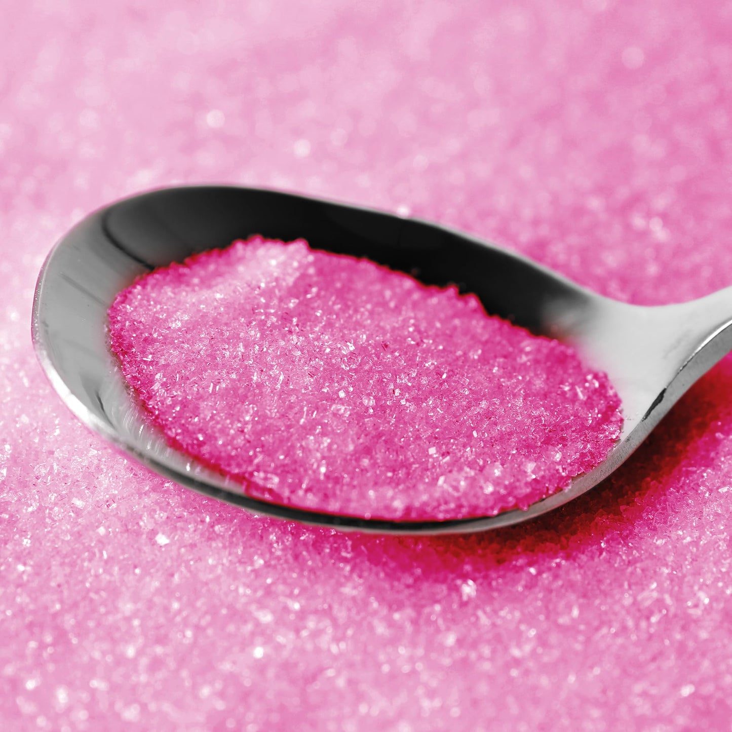 BIRCH & MEADOW Pink Sanding Sugar, 16 Ounce (1 lb) - Ideal for Baking and Decorating