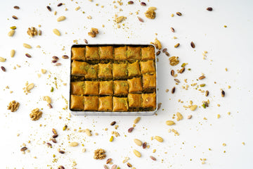 Al Bohsali 1870-24 Piece Premium Pistachio Baklava Pastries