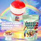 APEXY Freeze Dried Rainbow Candy Assorted Flavor - Crunchy   & Snacks - 4.23oz (120g) - Resealable Pouch