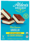 Aldens, Ice Cream Sandwich Vanilla Organic, 8 Count, 16 Fl Oz