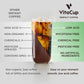 VitaCup Perfect Low Acid Instant Coffee Packets, Dark Roast Coffee, USDA Organic & Fair Trade, Third Party Tested for Mycotoxins