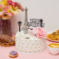 8 Pcs Paris Cake Topper Eiffel Tower Cake Topper With Happy Birthday Cake Topper Street Lamp Rose 7 Inch Eiffel Tower Party Deco