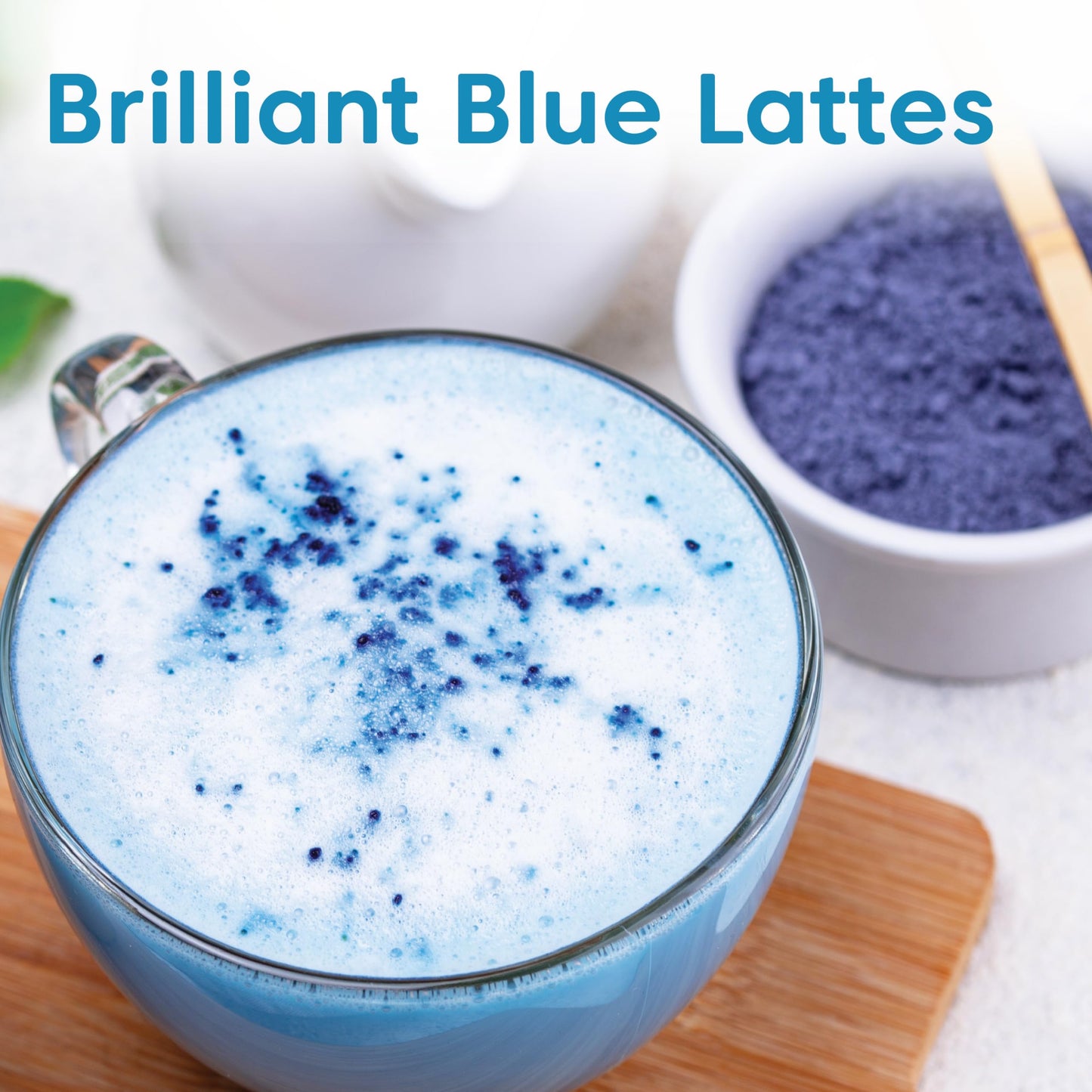 Wilderness Poets, Blue Butterfly Pea Flower Powder (80 Ounce - 5 Pound)