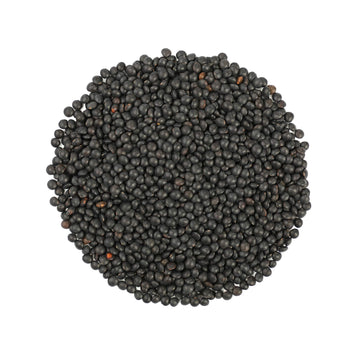 Organic Black Lentils, 1 Pound - Non-Gmo, Whole Dry Pulses, Raw, Sproutable, Kosher, Vegan, Bulk Legumes, Black Masoor Daal. Rich In Thiamin, Folate, Protein. Great For Stews, Curries, Tacos, Soups.