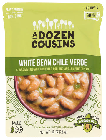 A Dozen Cousins White Bean Chile Verde  10 Oz