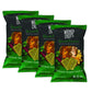 Wicked Crisps Baked Veggie Chips, Spinach & Parmesan, Gluten-Free, Low-Fat, 4oz Bag (Pack of 4)