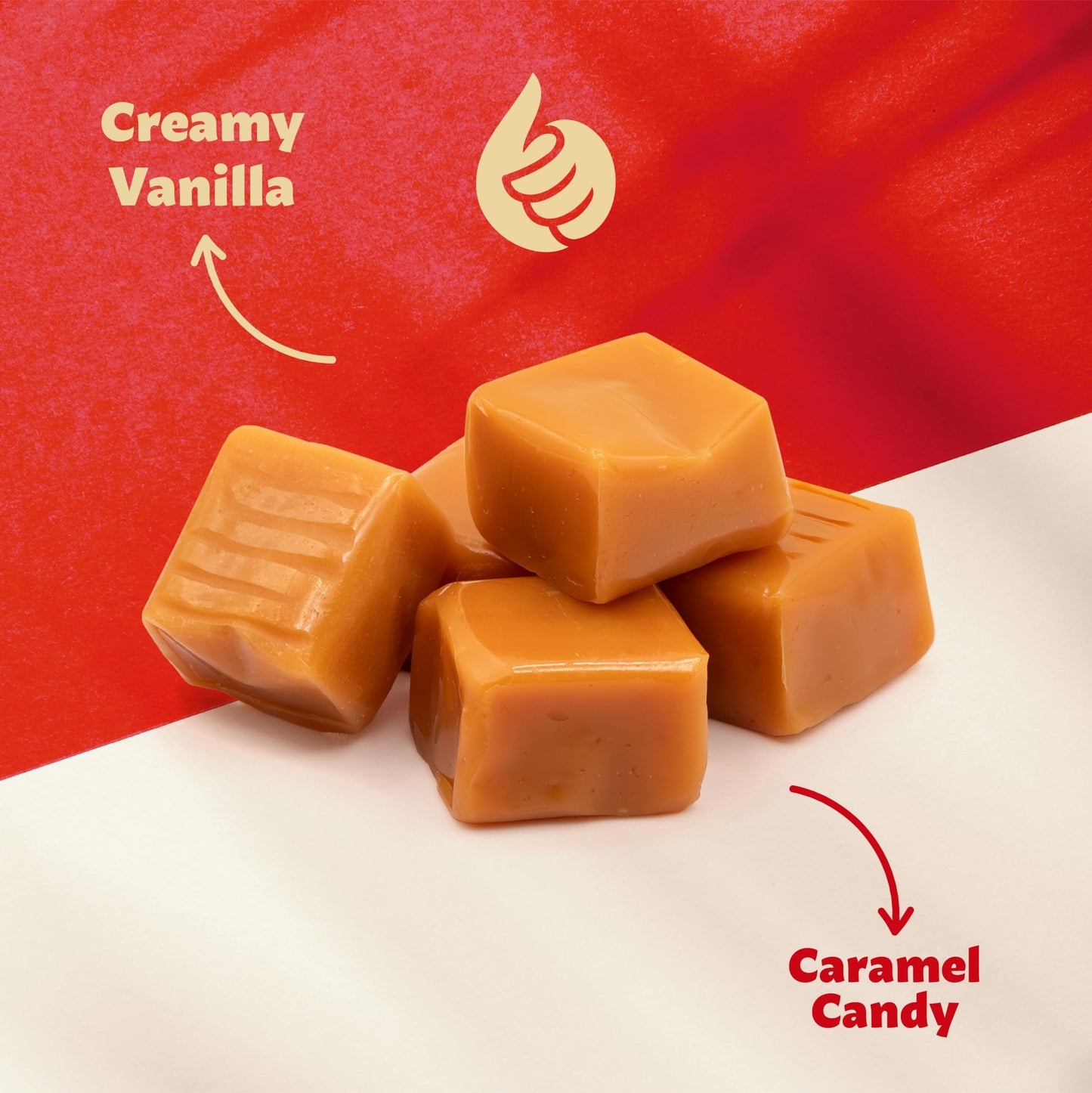 Caramel Cubes Candy | 2-Pound Pack | Vanilla Classic Chewy Squares | Individually Wrapped Caramel Candy Bulk for Sharing  Snacking  Gifting  and Baking