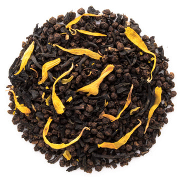 Teabloom Organic Black Tea, Earl Grey Private Garden Loose Leaf Tea, Classic Assam Whole Leaf Blend, Usda Certified Organic, Kos