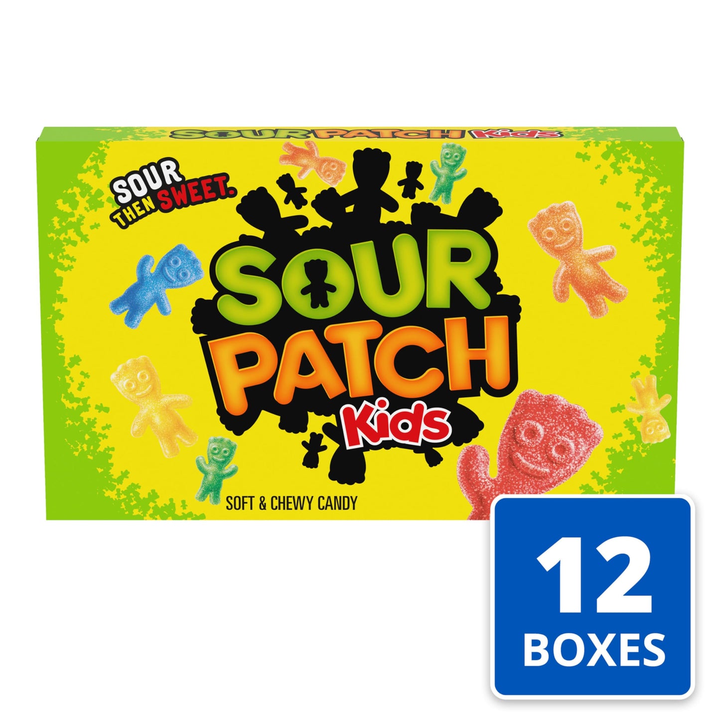 SOUR PATCH KIDS Soft & Chewy Candy, 12 - 3.5 oz Boxes