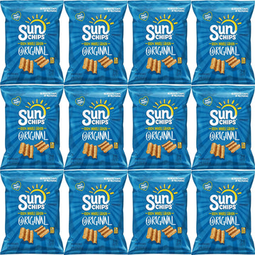 Sunchips Original Multigrain Snack, 1.5 Oz Bags (Pack Of 12) Bundled By Shoppyway