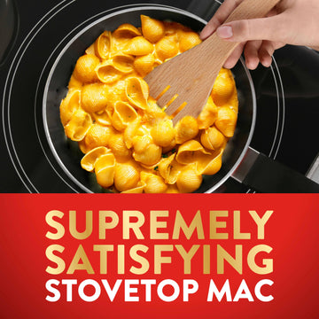 Stouffer'S Supreme Shells And Cheese, Cheddar Cheese, Boxed Mac & Cheese, Dinner Kit 12 Oz