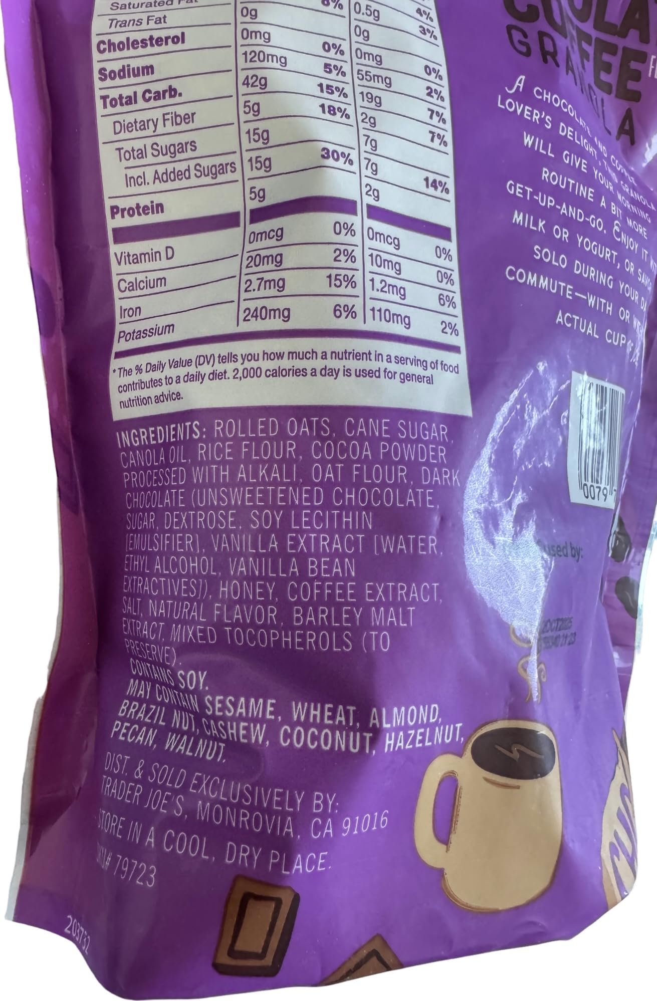 Trader Joe'S Chocolate Coffee Flavored Granola (12 Oz)