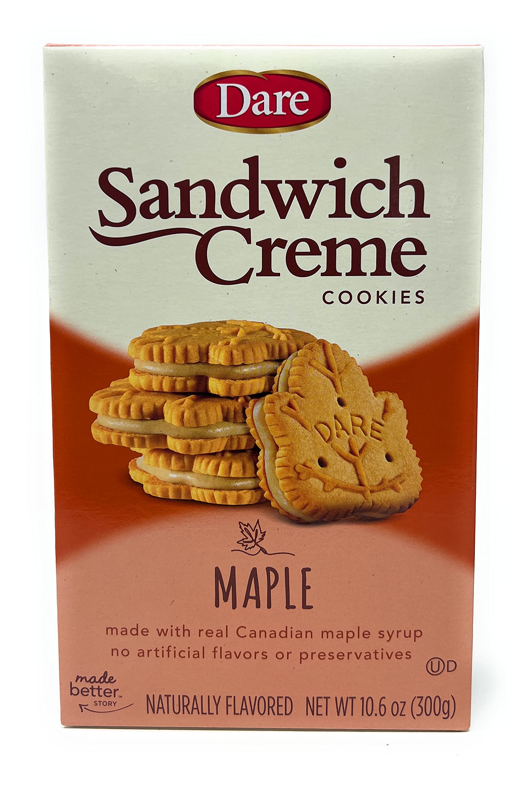 Dare Cookies, Maple Leaf Creme, 12.3 oz