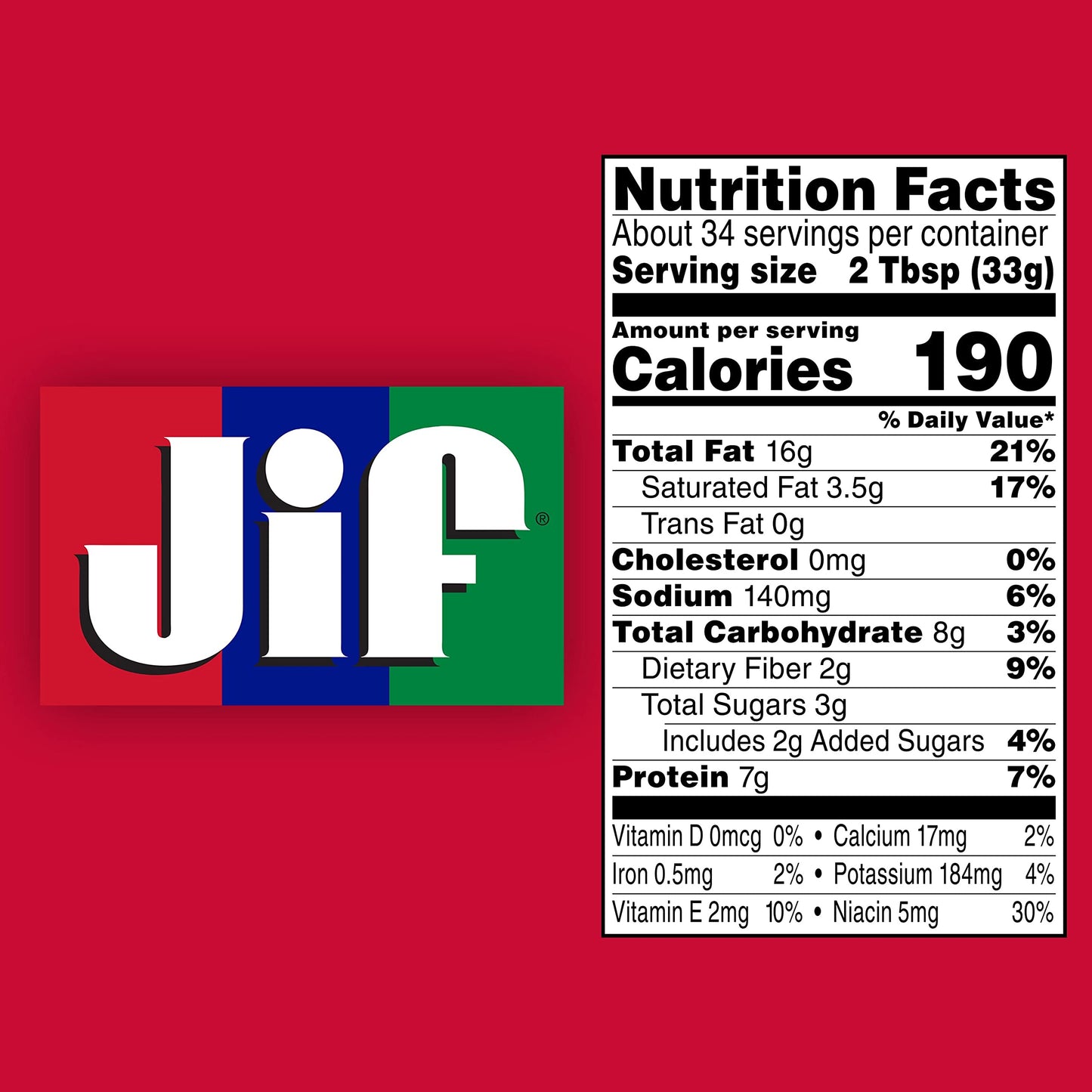 Jif Creamy Peanut Butter, 40 Ounce (Pack Of 4)