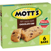 Motts Soft Baked Bars, Chocolate Chip, Made with Applesauce, 6 Count, Brown, 5.76 oz
