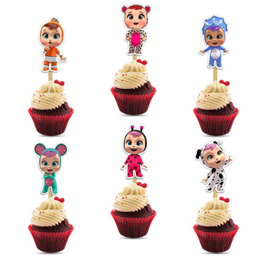 Seyal Cri Babes Cupcake Topper