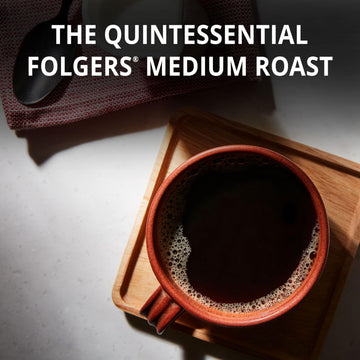 Folgers Classic Roast Medium Roast Ground Coffee, 25.9 Ounces (Pack Of 6)