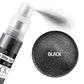 DecorRom Edible Glitter Spray - 3/4oz Luster Dust Shimmer Powder for Cake Decorating, Drinks, Icing - Black