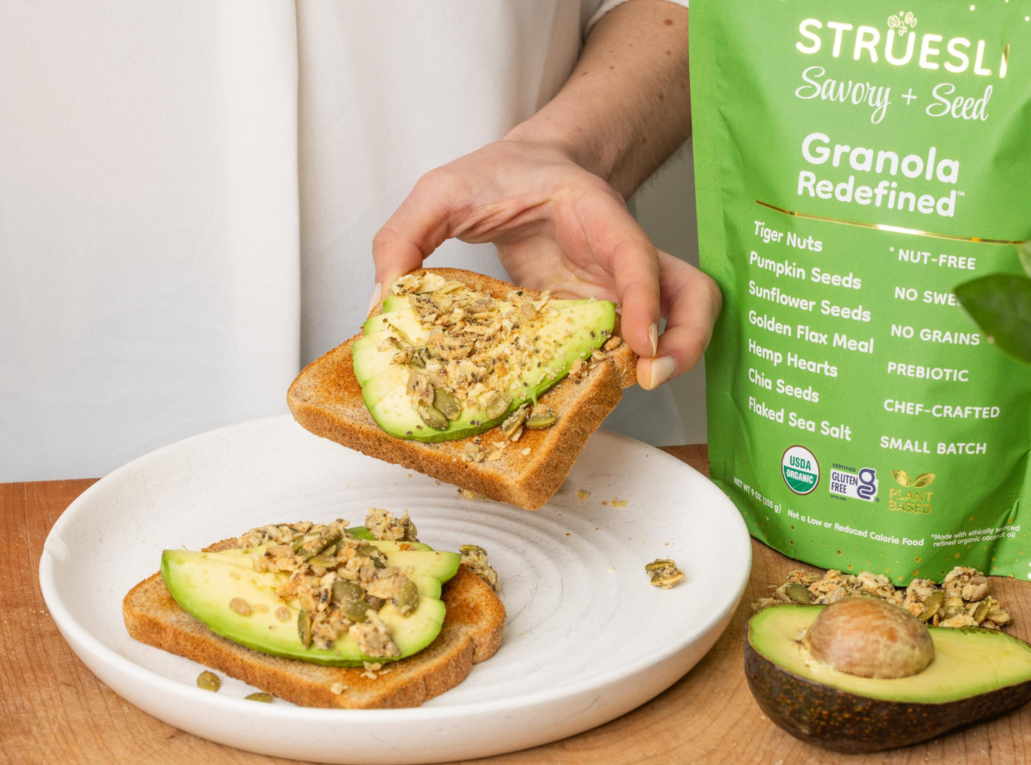 Struesli Organic Savory Seed Granola - Keto, Paleo, Gluten-Free, 9 Ounce