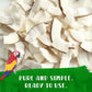 Curious Bird Extra Thick Coconut Chips - Unsweetened - Sulfite Free - 8 Ounces