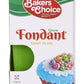 Bakers Choice Fondant Icing, 4 oz, Green, Ready to Use Cake Decorating Frosting, Moldable, Dairy Free, Nut Free