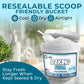 TradeGrade Pure Baking Soda Powder - 15 lb Bucket  Sodium Bicarbonate Powder | enhanced Food-Grade for Baking  Bread  Cookies & More | Baking Soda for Cleaning  Natural Cleaner & Deodorizer