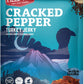 Field Trip Turkey Jerky, All Natural, Gluten Free, High Protein Snack, 12oz Bag, Cracked Pepper