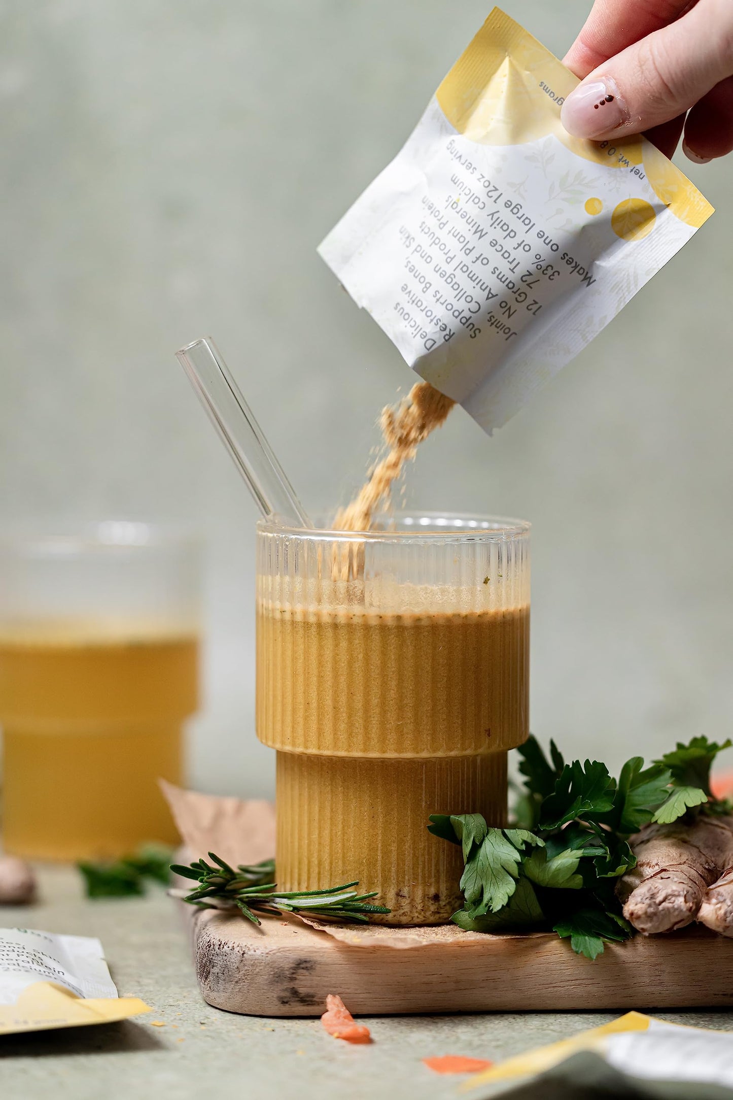 Boon Broth - Savory Plant-Based Soup Powder with 72 Trace Minerals - Supports Bones, Joints, & Skin - High-Calcium Vegan Broth f