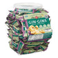 Gin Gins Chewy Ginger Candy Bulk Pack | Individually Wrapped Candies In Reusable Plastic Tub | Gluten Free And Vegan Ginger Chews, 275 Pieces