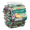 Gin Gins Chewy Ginger Candy Bulk Pack | Individually Wrapped Candies In Reusable Plastic Tub | Gluten Free And Vegan Ginger Chews, 275 Pieces