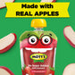 Motts No Sugar Added Strawberry Applesauce, 3.2 oz clear pouches, 12 count