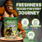 Bigfoot Sour Drops, Freeze Dried Candy, 4 Oz, Assorted Strawberry, Orange, Lemon, Grape, Lime Flavors, Bag Pouch, Ideal Gift Snack