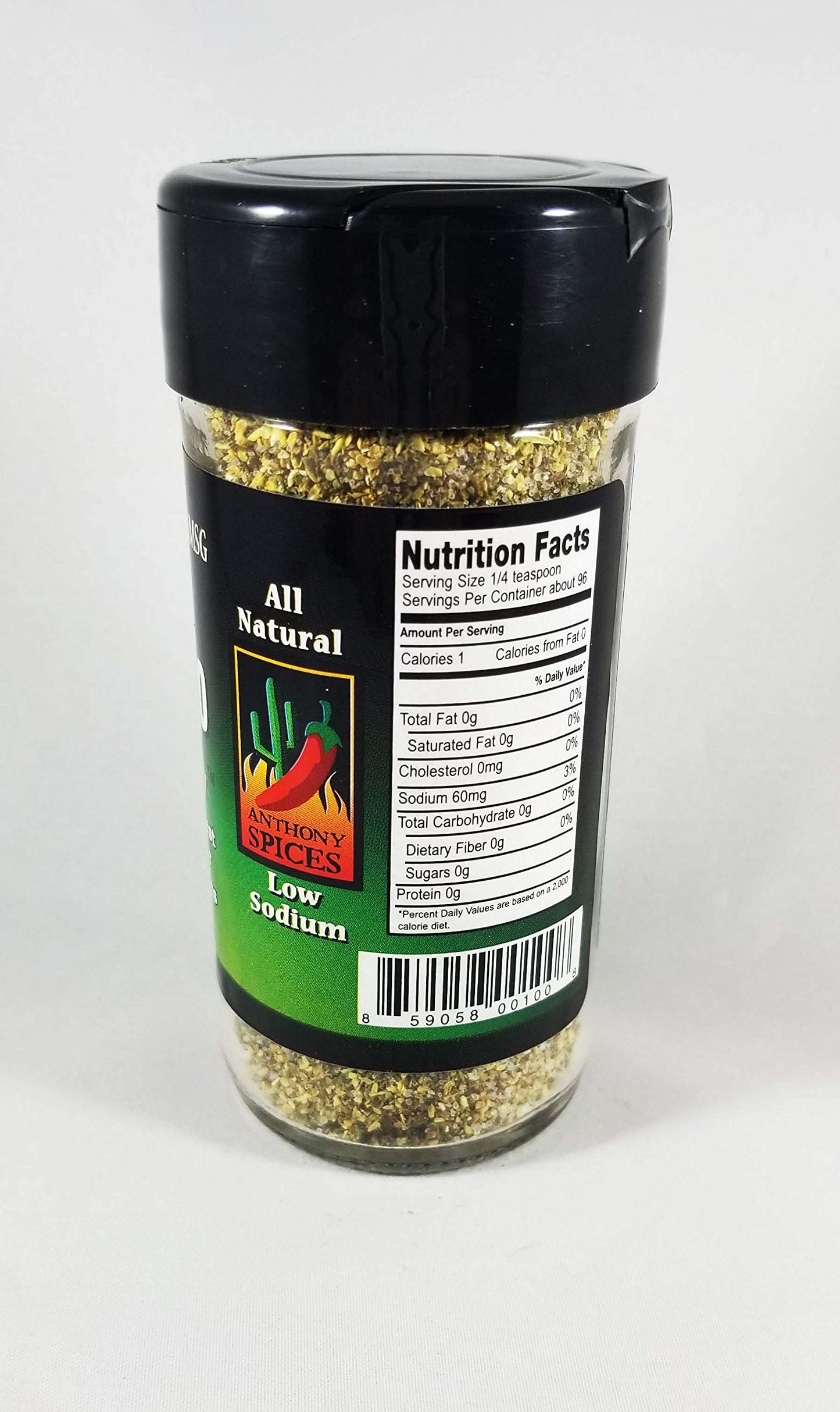 Anthony Spices Arizona Jalapeo Chile Pepper Seasoning - Glass Shaker Bottle