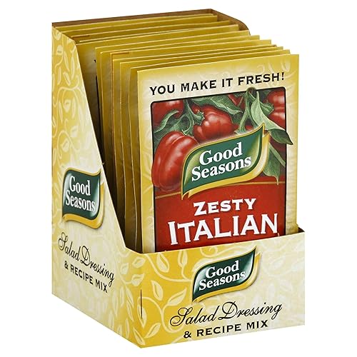 Good Seasons Salad Dressing & Recipe Mix .6-.75Oz Packets (Pack Of 12) (Zesty Italian .6Oz)
