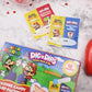 Super Mario Dig N Dips Box, Birthday Party Favor Kit With To/From Sections, 18 Count