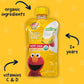 Earth's Best Organic Kids Snacks - Sesame Street Toddler Smoothie, Strawberry Banana, 4.2 oz Resealable Pouch, Pack of 16
