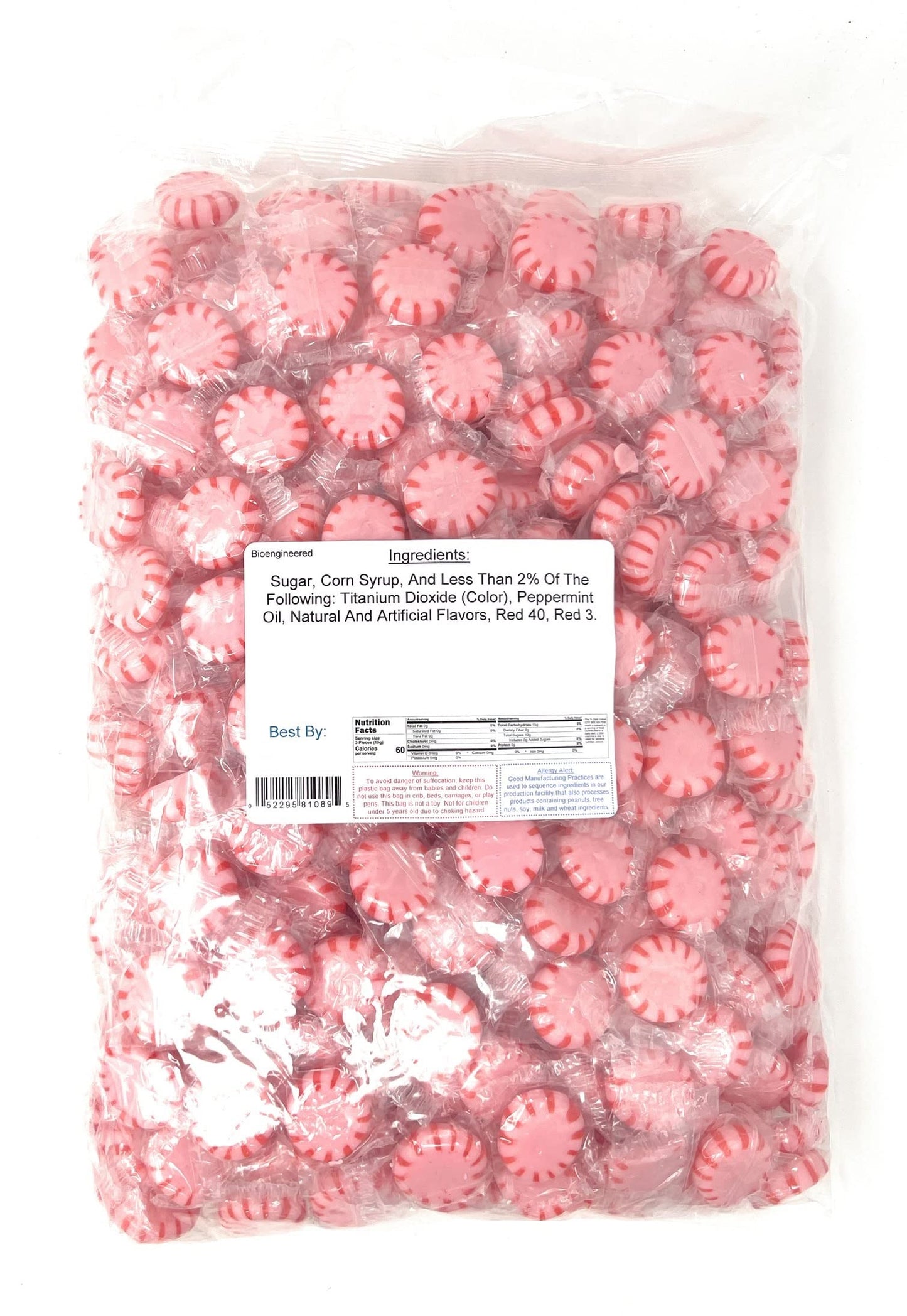 Yankee Traders Cinnamon Starlight Mints Wrapped Candy, 4 Pound