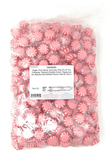 Yankee Traders Cinnamon Starlight Mints Wrapped Candy, 4 Pound